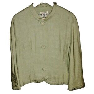 Beautiful VTG 50's JM Dyer Jacket S/M Tailored, covered buttons, Needs repair